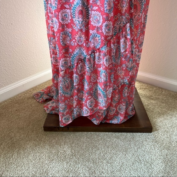 EUC Coco Reef Cover Up Tangerine Dress with Front Side Tie, S - Picture 11 of 15